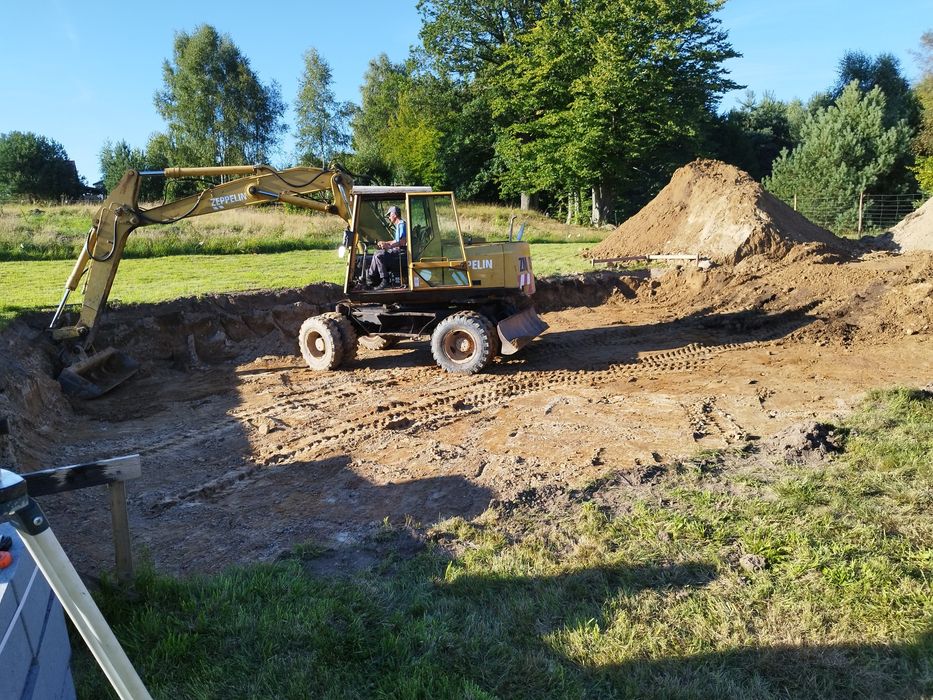 Usługi koparka kołowa, wynajem