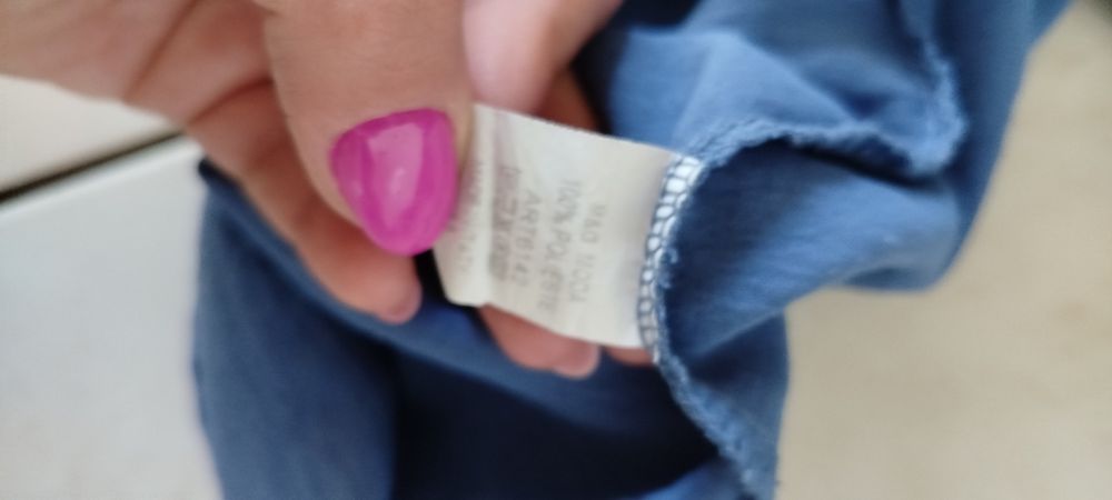 Falbankowa tunika koszula złote guziki