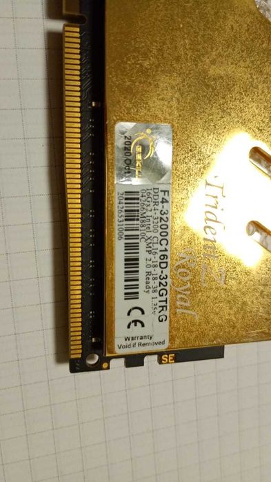 Оперативна пам'ять Trident Z Royall 32GB ( 16*2)