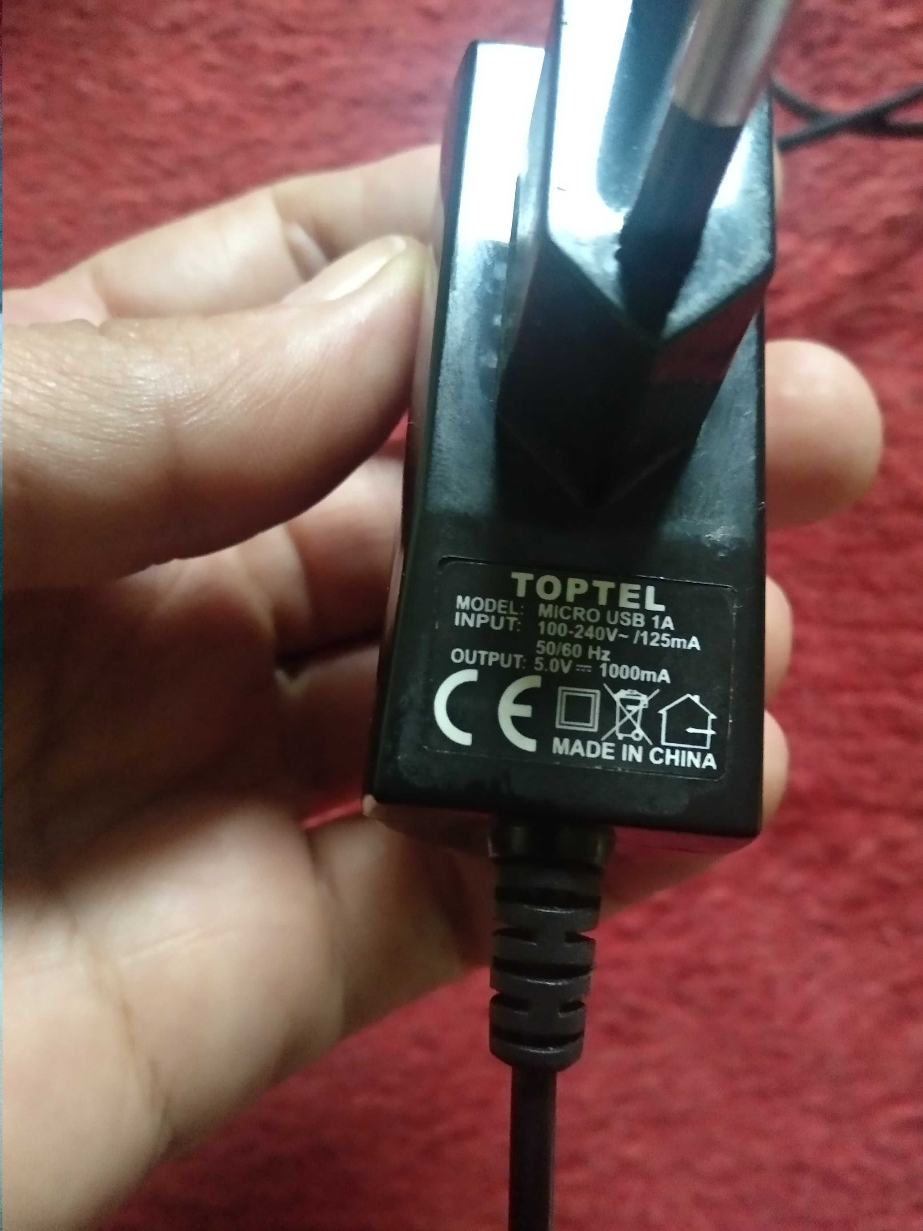 Ladowarka toptel micro usb 1A