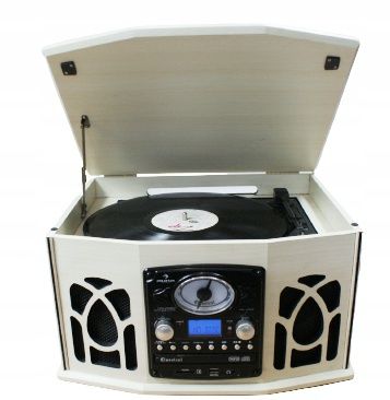 Програвач вінілу Auna NR-620, CD, USB, FM, касета