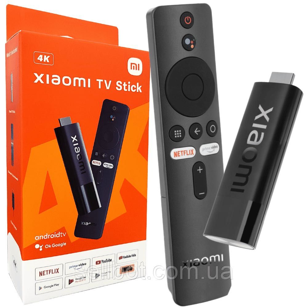 ⫸Xiaomi Mi TV Stick 4K (MDZ-27-AA) АндроидСмартТвПриставкаAndroid11Box