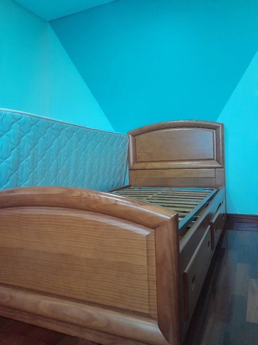 cama solteiro + colchão