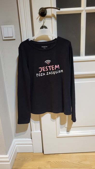 Koszulka z długim rękawem dla dziewczynki, roz. 146, stan bardzo dobry