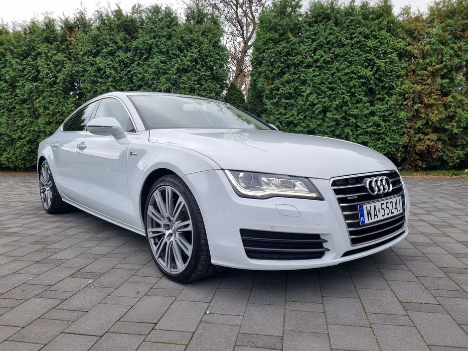 Audi A7 Sportback A7 SUPERCHARGED 410 koni Skrzynia 8HP Biała perła Kamera 20alu ZAMIANA