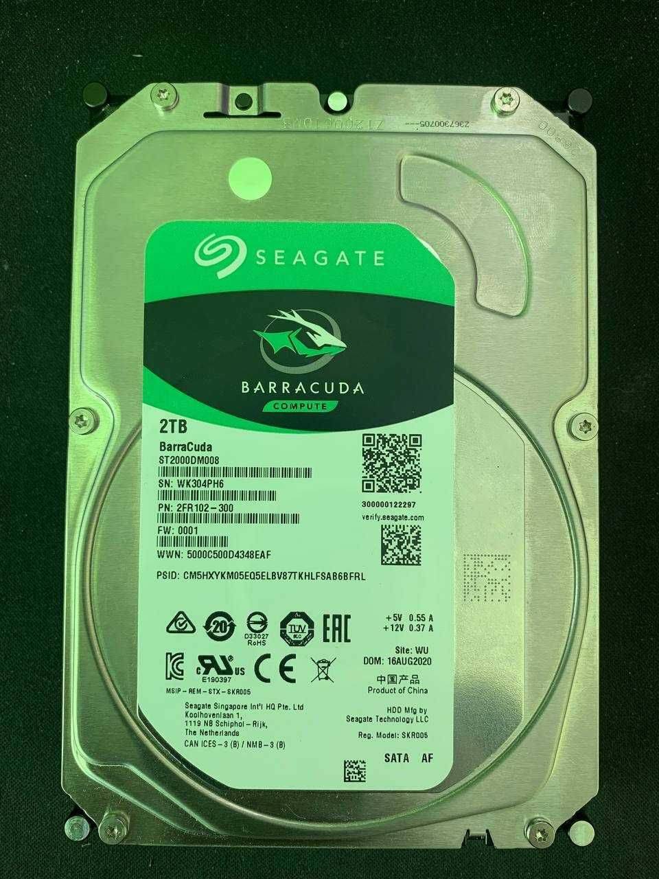 Жорсткий диск HDD 2TB Seagate BarraCuba (ST2000DM008)