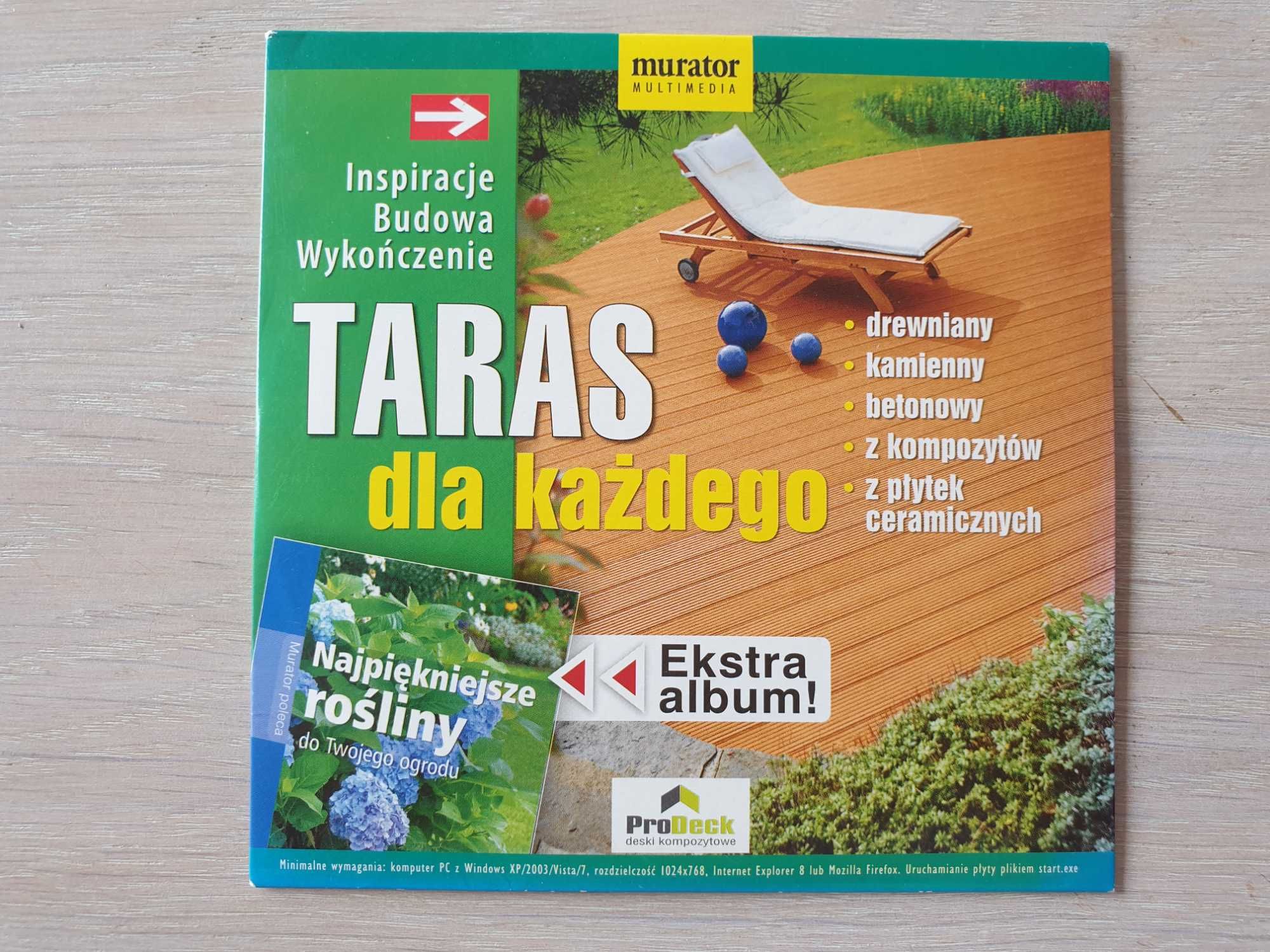 Taras dla każdego projektowanie tarasów płyta CD