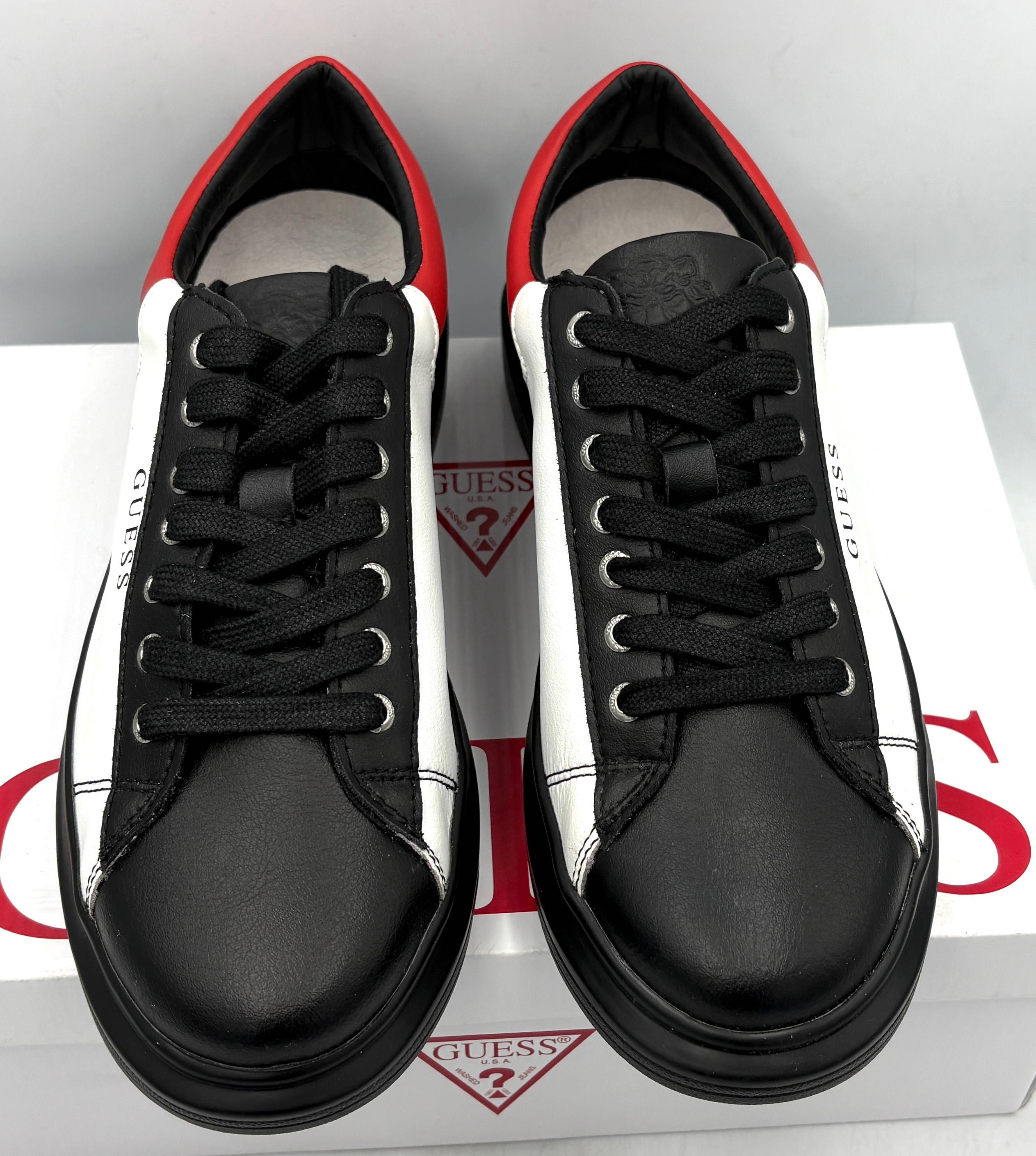 ‼️Nowe oryginalne sneakersy GUESS Opera czarne 41 AZ 125 ekoskóra