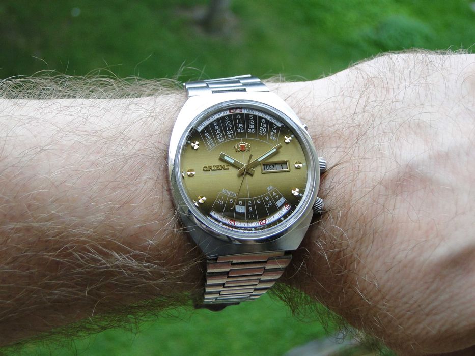 Orient Cesarski "Patelnia" - oliwkowy, ładny stan.