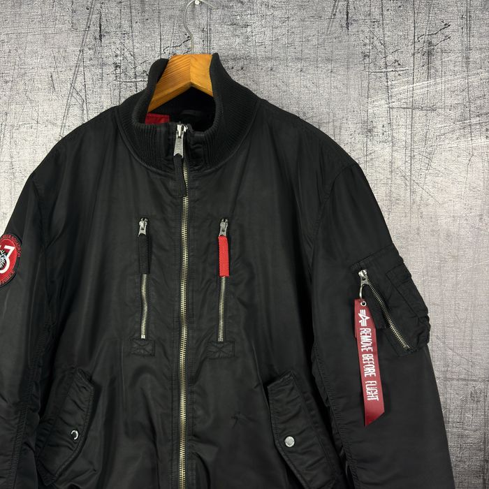 Бомбер куртка Alpha industries big logo