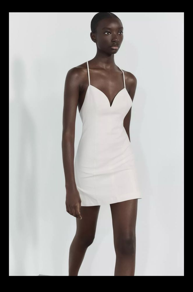 Біла сукня ZARA