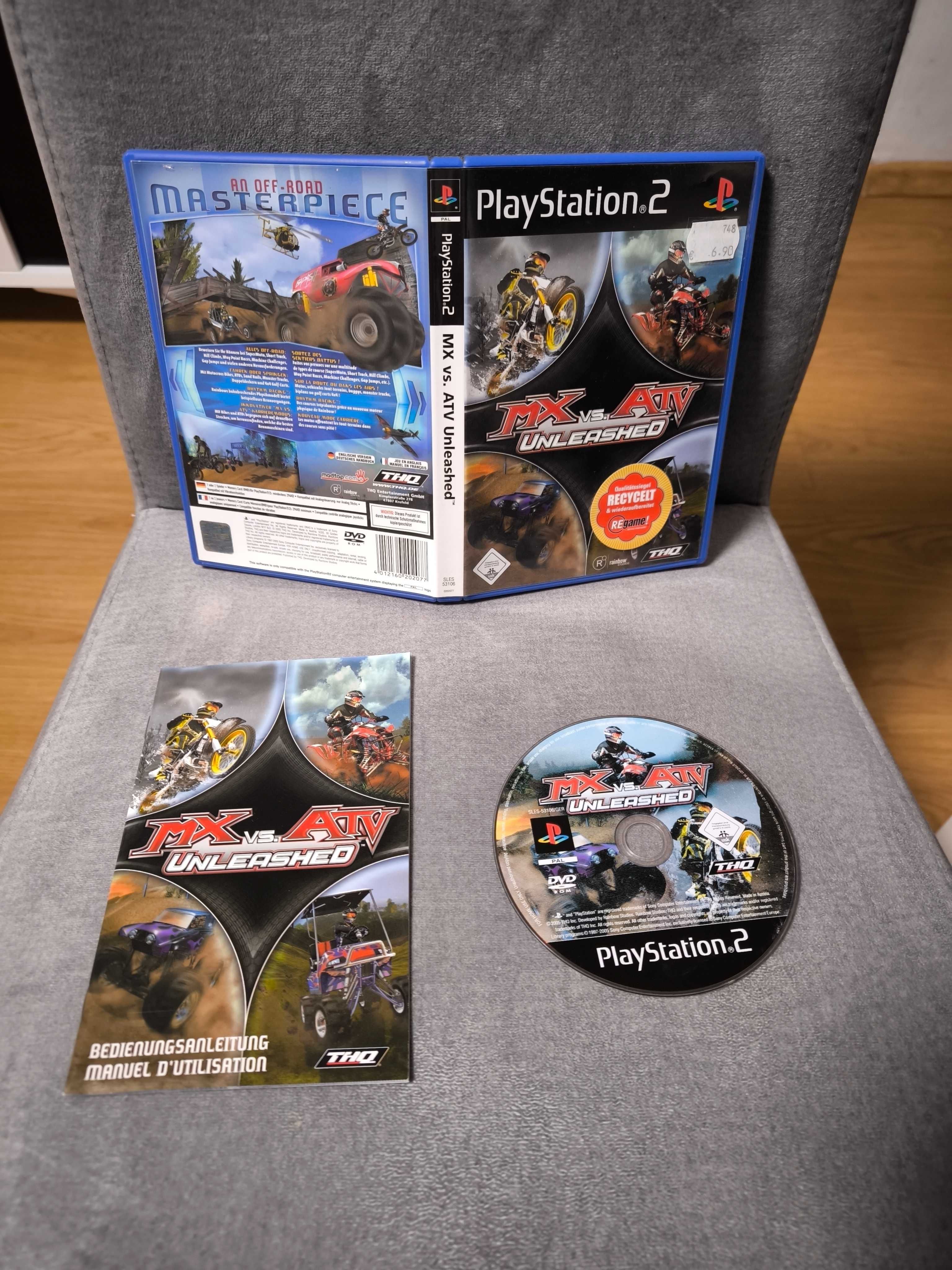 Playstaton 2 Mx vs Atv unleashed