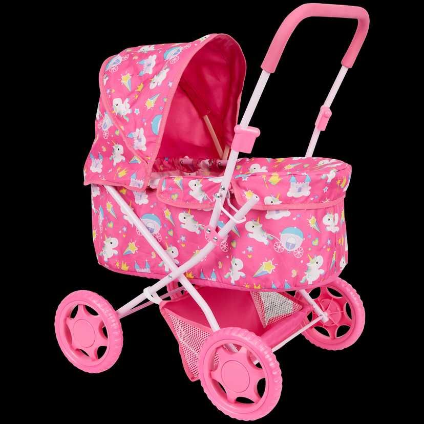 Wózek dla Lalek Baby Chic z Jednorożcem