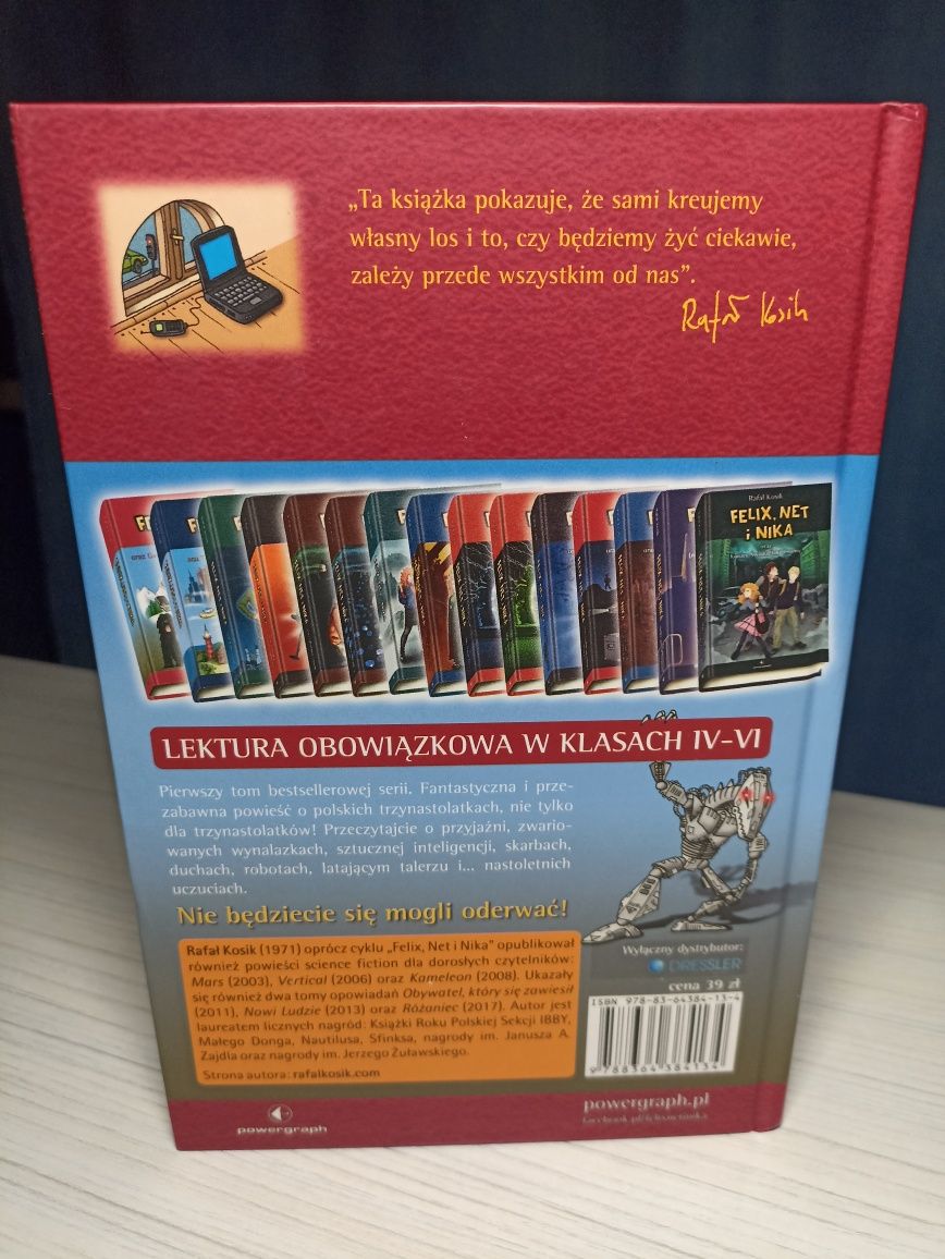 Książka "Felix, Net i Nika oraz Gang Niewidzialnych Ludzi" Rafał Kosik