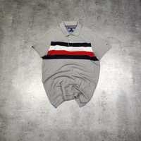 MĘSKA Koszulka Polo Elegancka Duże Logo Tommy Hilfiger Bawełna SlimFit