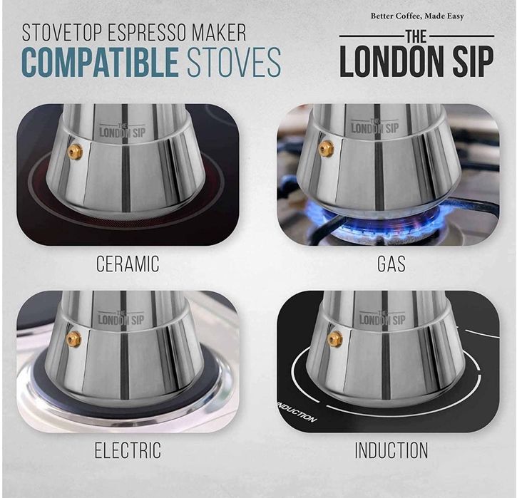 Гейзерна кавоварка The London sip