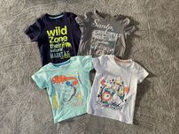 r.92 4 bluzki krótki rękaw t-shirt