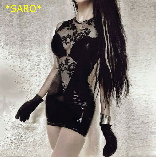 Латексное мини платье MILK & SARO Супер блеск - идеальный латекс!