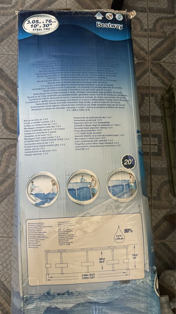 Piscina Tubular BESTWAY