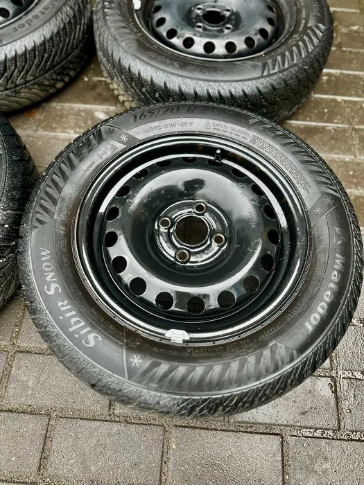 Koła zimowe stalowe 14" 4x100 VW Skoda Seat