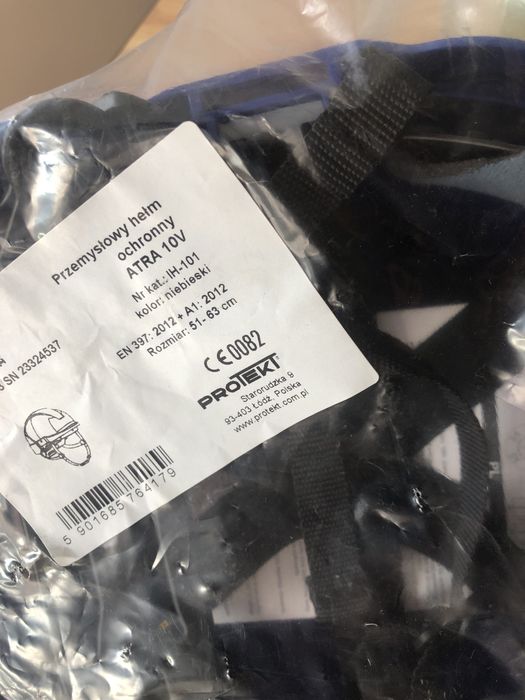 Kask ochronny ATRA 10v hełm przemysłowy NOWY