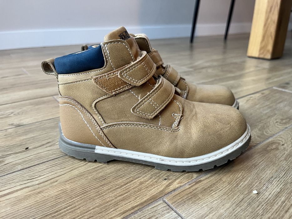 Trzewiki jesienno zimowe 30 musztardowe