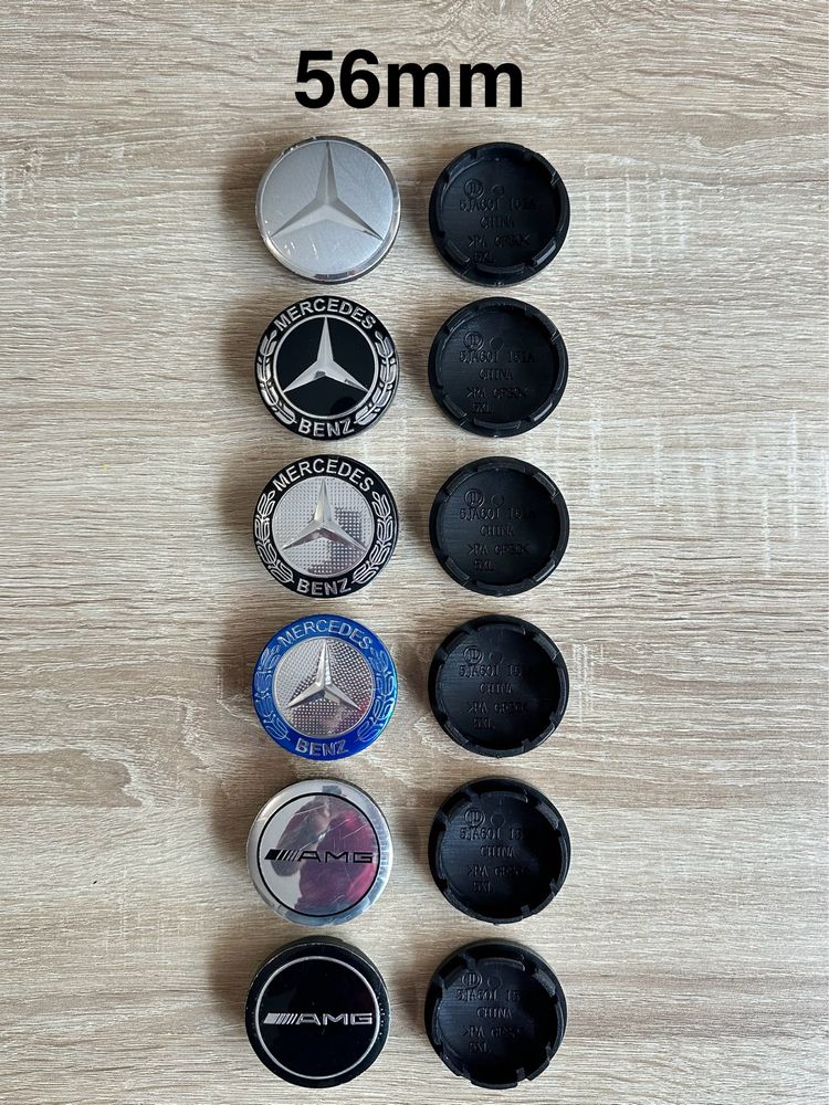 Conjunto 4 Centros Jantes Mercedes Benz 56mm 60mm 65mm 68mm 75mm
