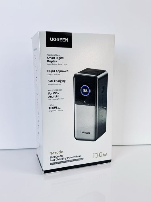 Оригінал Повербанк UGREEN Nexode 130Вт Power Bank 20000мАг Павербанк