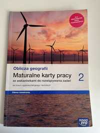 Oblicza geografii - Maturalne karty pracy 2 zakres rozszerzony