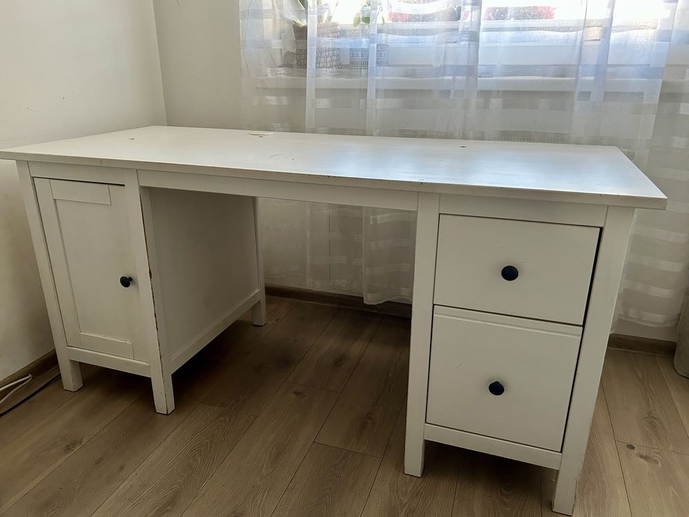 Biurko Ikea Hemnes 155x65 białe