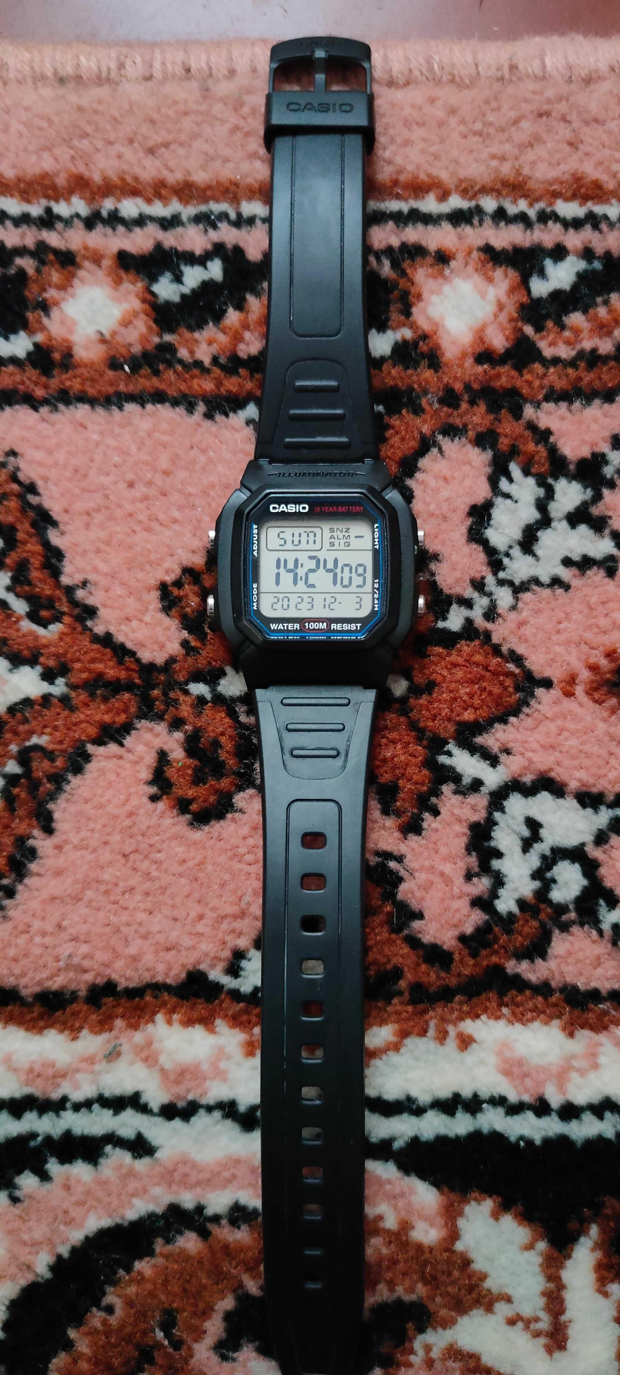 мужские часы Casio W-800H-1AVEF WR 10Bar