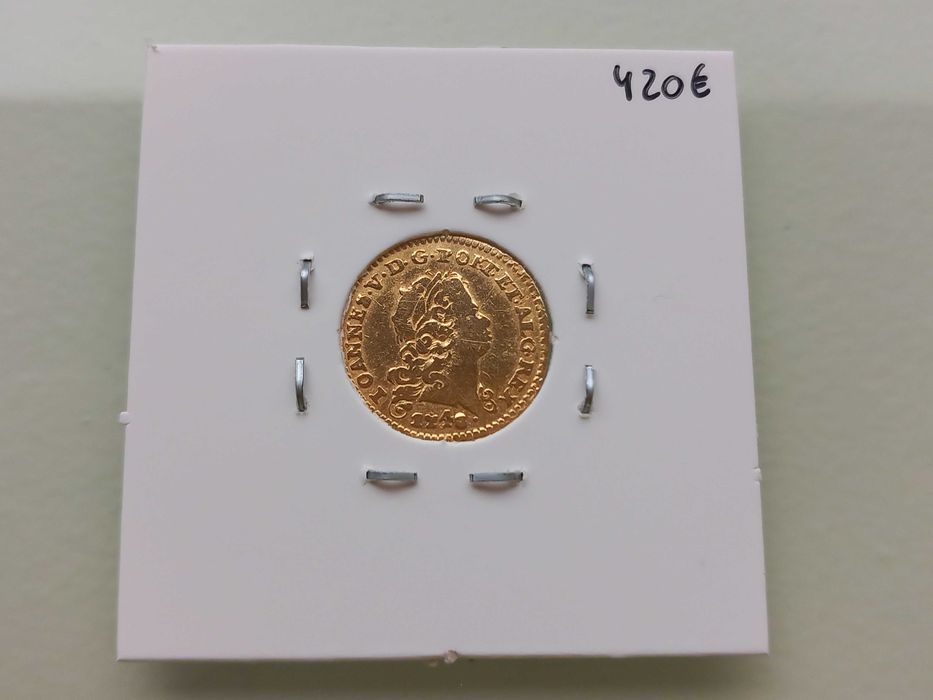 Moeda 1/2 Escudo 1748 D. João V