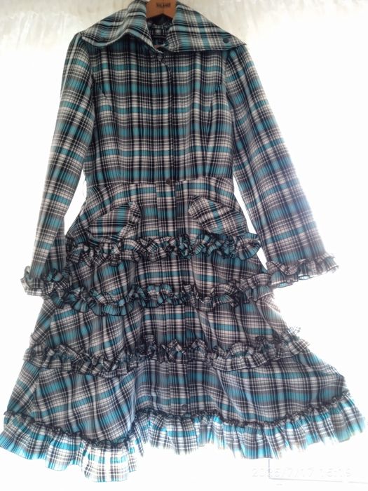 Тренч жіночий в клітинку, бренд Samuel Dongу