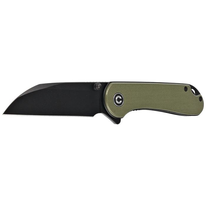 Nóż składany Civivi Elementum Wharncliffe OD Green G10, Black Nitro-V