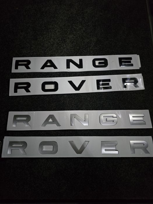 Буквы Range Rover