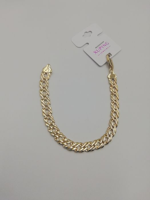 Piękna bransoletka Xuping pozłacana 14 k złotem