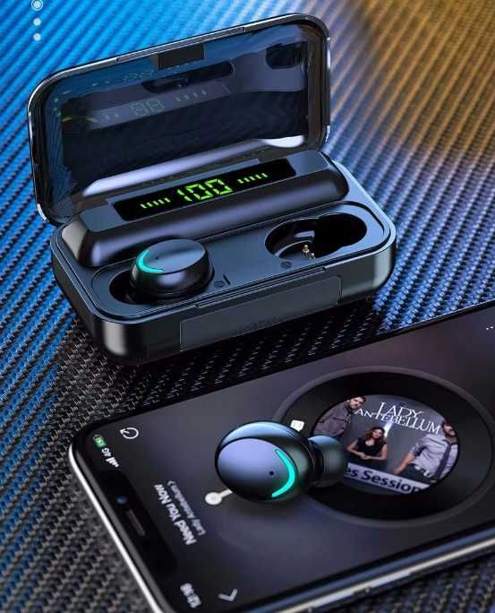 Słuchawki bezprzewodowe douszne TWS F9-5C BLUETOOTH 5,1 ttst1523