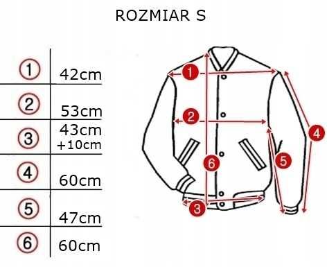 Funk'N'Soul Kurtka Bluza Bomberka Damska Rozpinana Biała