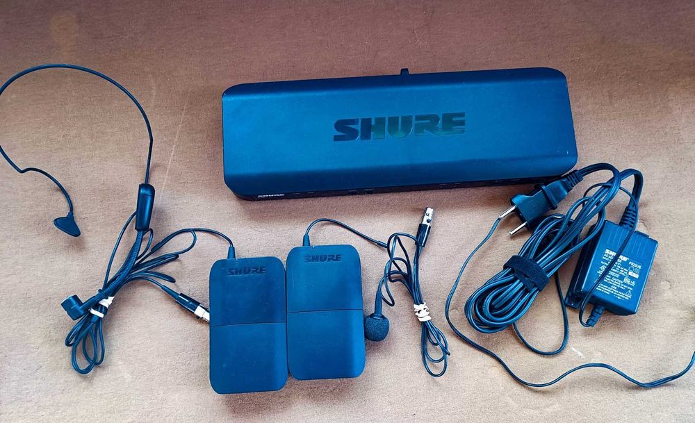 Радіосистема Shure BLX88 BLX1 з наголовним та петличним мікрофонами