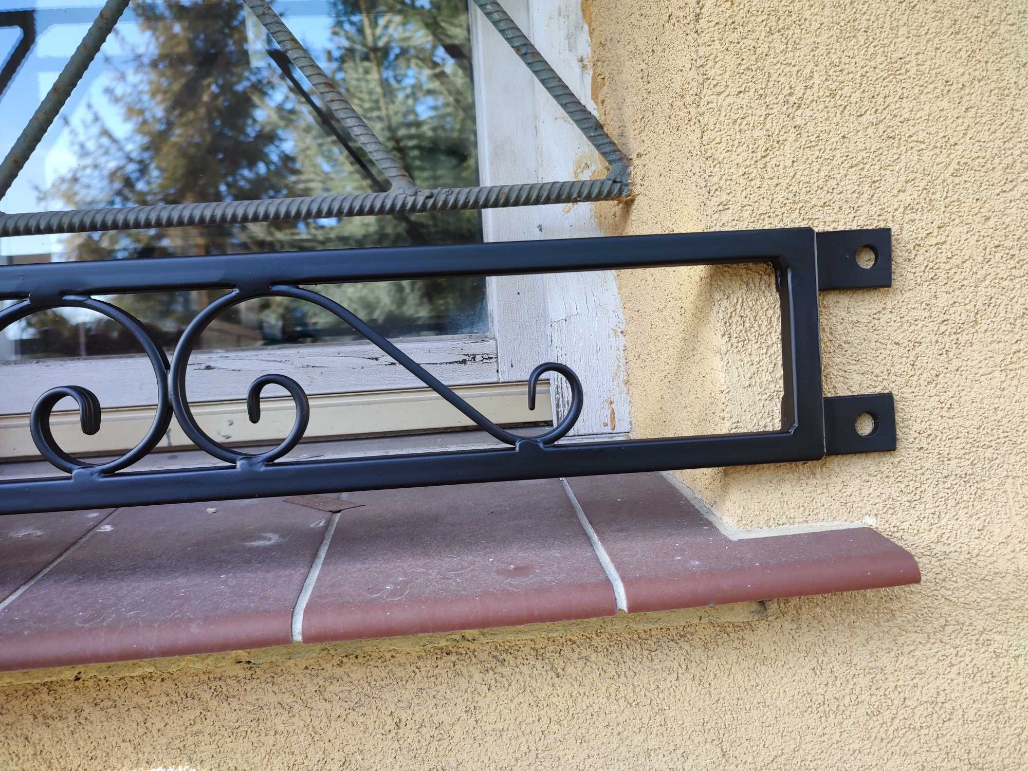 Kwietnik barierka odgroda płotek wspornik skrzynka parapet