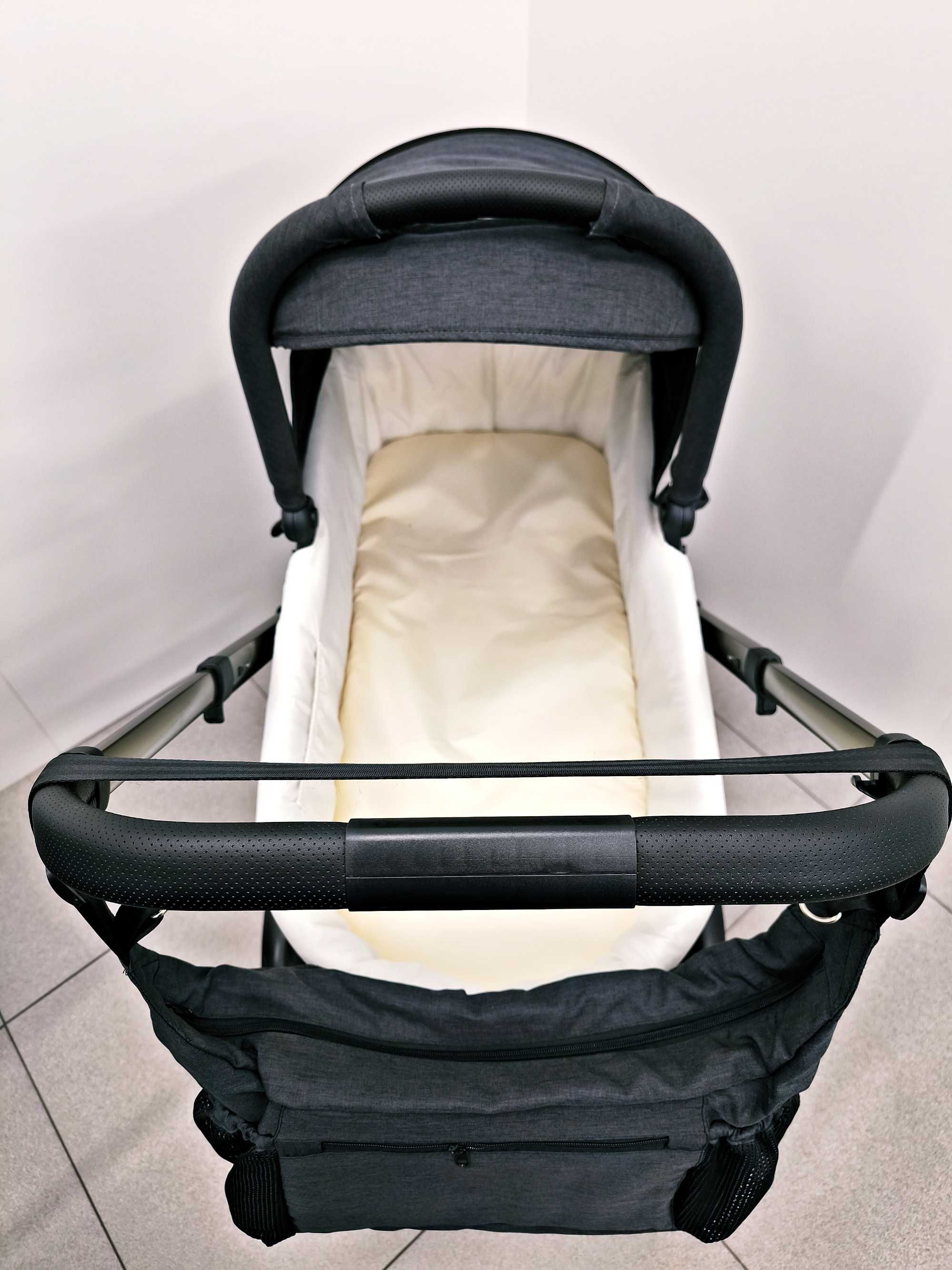 Nowy wózek BabySafe Lucky 2w1 Black - Wysyłka gratis!