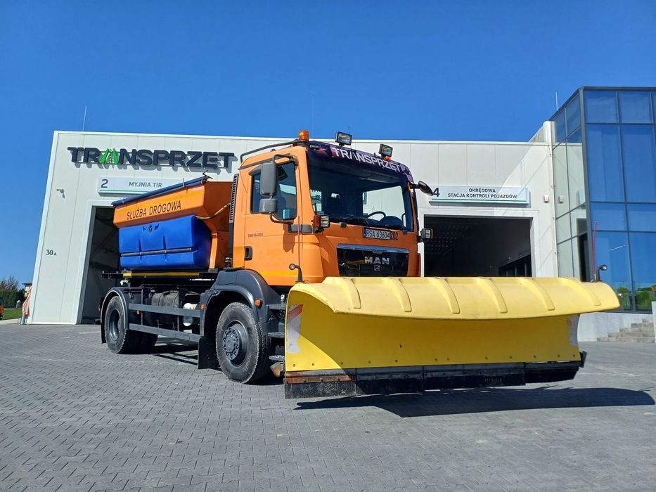 MAN TGM 18.290  Piaskarko solarka niski przebieg,zadbana