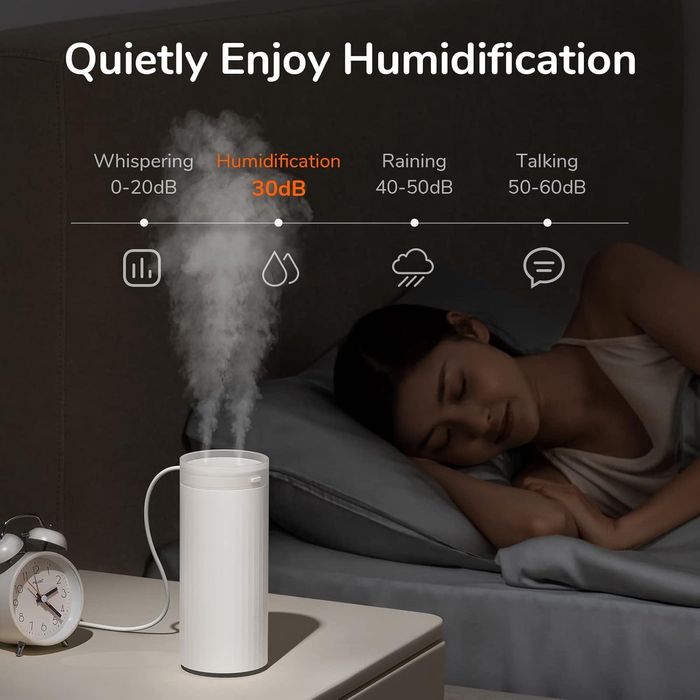 JISULIFE Osobisty mały nawilżacz, mini rozmiar i przenośny