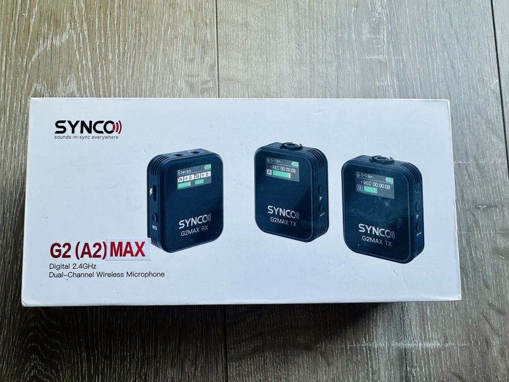 Безпровідна мікрофонна система SYNCO G2A2 MAX