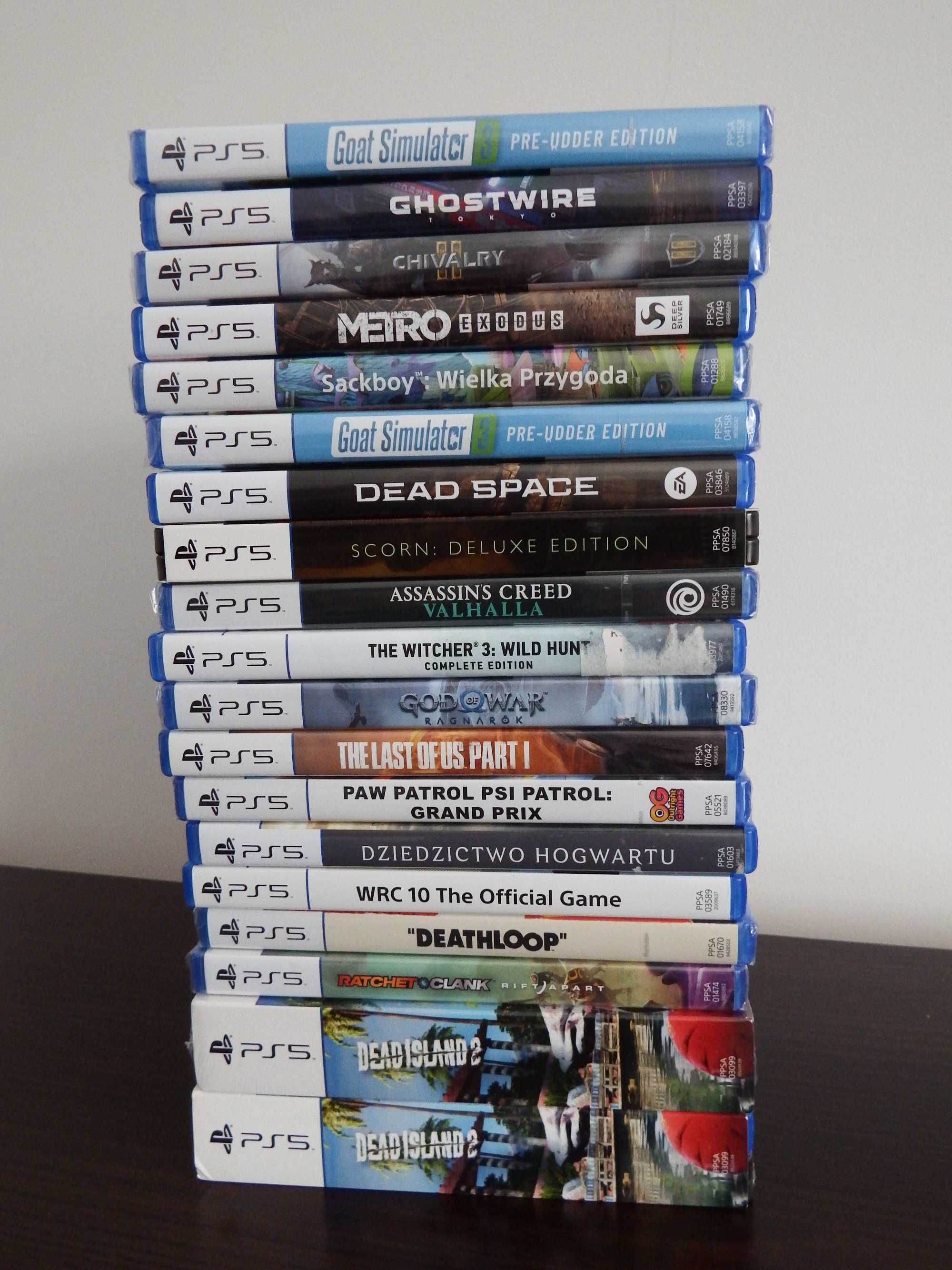 GRY PS4 PS5 GOSTYNIN God Of War Horizon Hot Wheels SMERFY LEGO