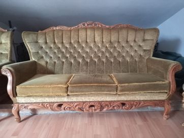 Zestaw wypoczynkowy, sofa, 2 fotele