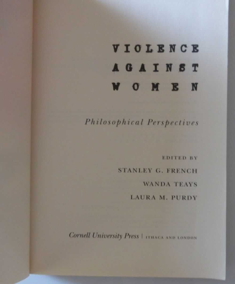 Violence against women  French TEAYS PHILOSOPHICAL unikat