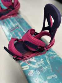 Deska snowboardowa Völkl Shine + wiazania Burton Custom