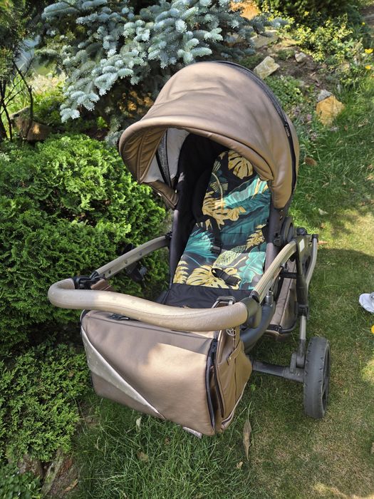 Wózek Junama Fluo Diamond 3w1 Gondola Spacerówka Fotelik