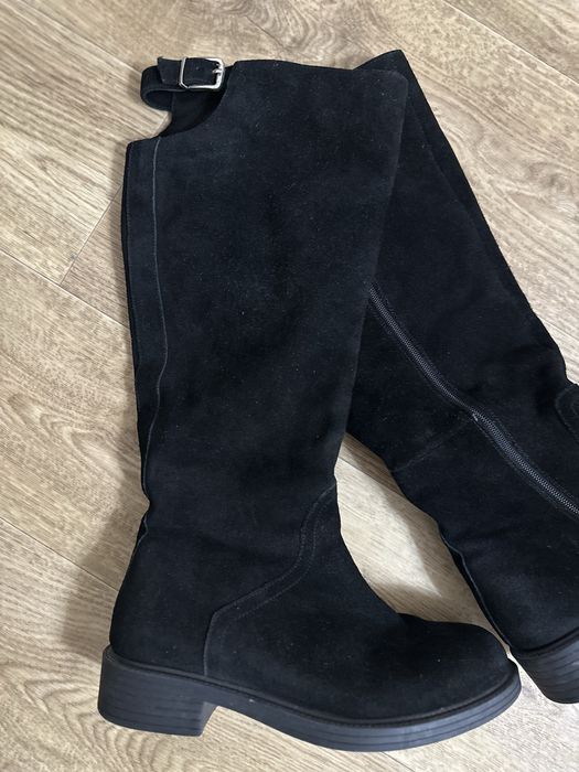 сапожки замшеві,зимні